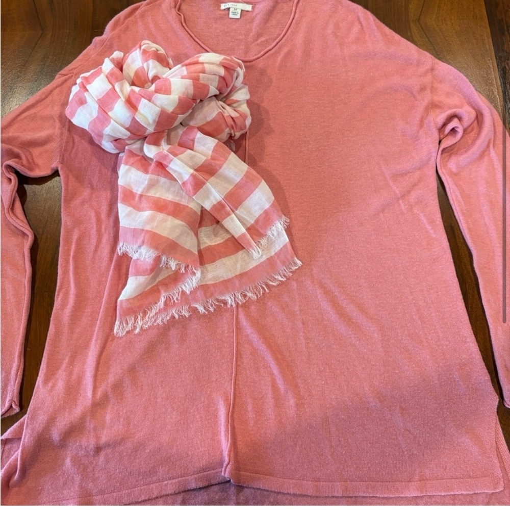 EST. 1946 Coral Knit Sweater & Scarf Set - Size M - Picture 3 of 6